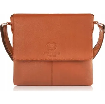 Kabelka Paolo Peruzzi kabelka přes rameno přírodní kůže oranžová