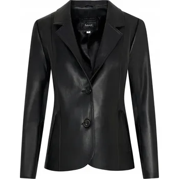 Dámské sako Stylová kožená dámská sako se zapínáním na knoflíky "Pola" Bukowski