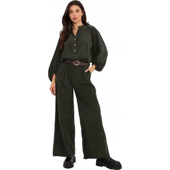 Dámské kalhoty Italy Moda dámské kalhoty rovné dlouhé univerzální velikost