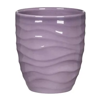 Obal na květináč Obal orchidejový 689 Glass Lilac lesk 13 cm / v. 15 cm