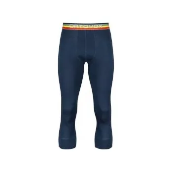 Pánské legíny Ortovox 185 Rock'N'Wool Short Pants M deep ocean S; Modrá legíny + DÁREK DLE VÝBĚRU!
