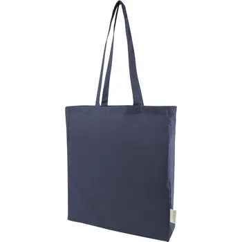 Nákupní taška Reklamní Guspex Hue nákupní taška z recyklované bavlny, tmavě modrá