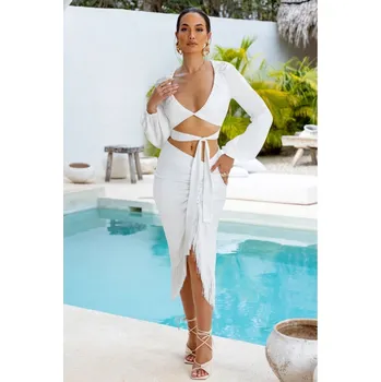 Dámská sukně Sukně asymetrická midi velikost 34