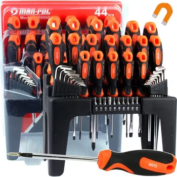 Šroubovák Sada šroubováků a bitů ve stojanu 44ks