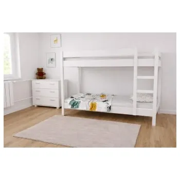 Dětská postel Postel Gino 180/80 cm bílá + matrace PUR + rošty ZDARMA