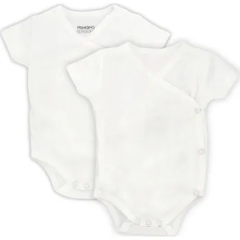 Kojenecký body Body Dvojbalení Kojenecké Krátký Rukáv Zapínání na Druky 100% Bavlna Primigi 24M/92 cm