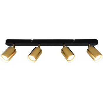 STROPNÍ SVÍTIDLO ZUMA LINE VILA GU13013C-4B ZLATÝ / ČERNÝ