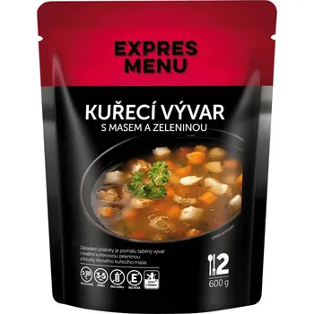 Hotové jídlo EXPRES MENU Kuřecí vývar s masem a zeleninou