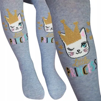 Lilly Bling dětské vícebarevné punčocháče bavlna velikost 110