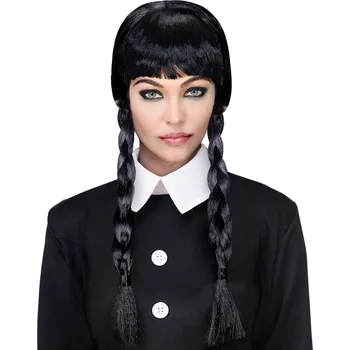 Karnevalová paruka Widmann WN04660 paruka s copy černá