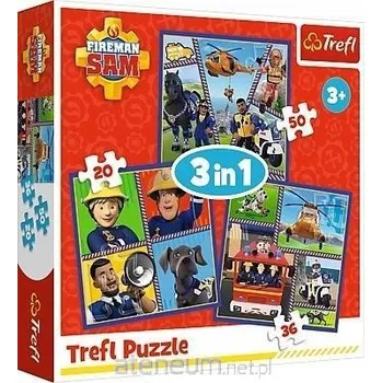 Puzzle Puzzle 3v1 - Den hasiče Sama TREFL