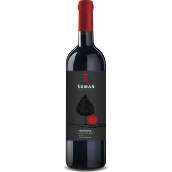 Víno Vinařství Šoman Frankovka 2024 pozdní sběr suché 0,75 l
