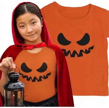 Drukoma dětské tričko oranžové bavlna velikost 134