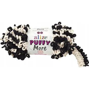 Příze Vlna Alize Puffy More č. 6270 dvoubarevná