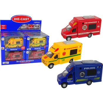 autíčko Mamido Záchranářské autíčko s třecím pohonem