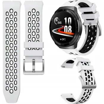 Řemínek na hodinky Řemínek Aristex pro Huawei 22mm bílý