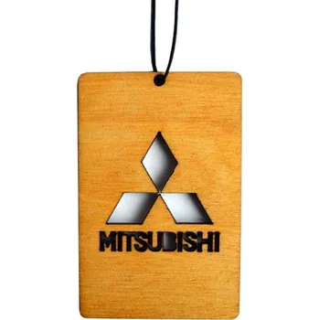 Vůně do auta Mácova Dílna Dřevěná vůně do auta - znak Mitsubishi Vůně: Watermelon
