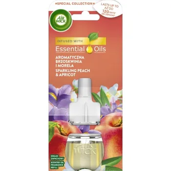 Osvěžovač vzduchu Air Wick Elektrický osvěžovač vzduchu broskev a meruňka náhradní náplň 19 ml