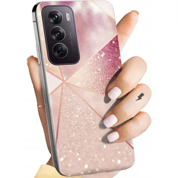 Pouzdro na mobilní telefon Zadní Kryt Hello Case pro Oppo Reno12 Pro růžová
