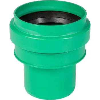 Kanalizační potrubí Přechodka kanalizační Osma KG 2000 Polypropylen PPKGUS z kameniny na PP, DN 110, zelená