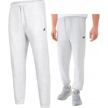 4F ZATEPLENÉ PÁNSKÉ TEPLÁKY JOGGERY BAVLNA / vel L