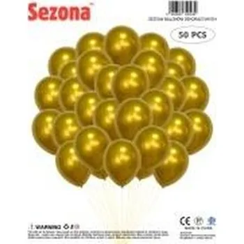 Balónek Balony złote 50szt