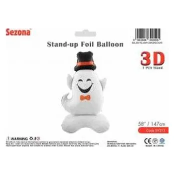 Balónek Balon Halloween Duch w kapeluszu 147cm