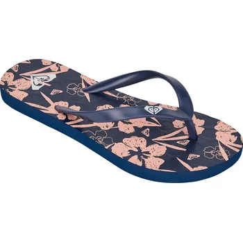 Dětská móda ROXY Dětské žabky To the Sea 33 MODRÁ|ORANŽOVÁ