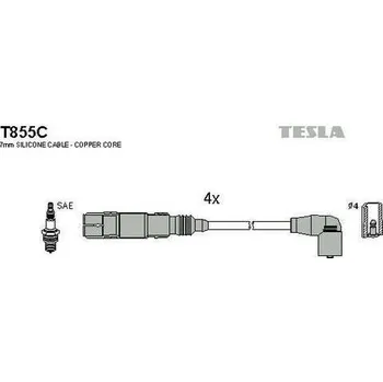 Zapalovací kabel sada zapalovací kabely TESLA T855C