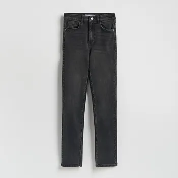 Dámské džíny Reserved - Džíny slim fit high waist - černý - 713IR-99J - 713IR-99J-36