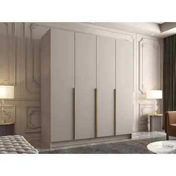 Šatní skříň MOB Šatní skříň Sezalos I (kašmír + zlatá)