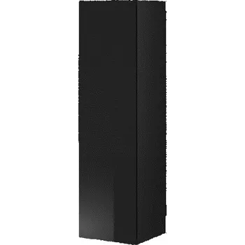 Obývací stěna Renar Viktor 08 (černá + černý lesk)