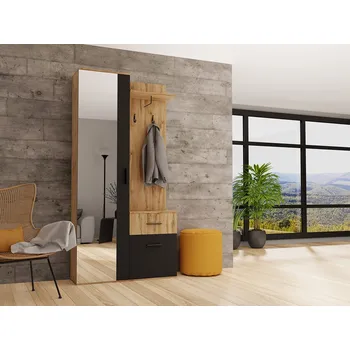 Předsíňová stěna Mirjan_zondo Předsíňová sestava Tornado (Wotan + Černá)