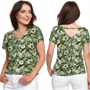 Moraj halenka s krátkým rukávem střih volný velikost XXL