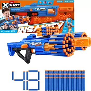 Dětská zbraň Zuru X-Shot Insanity Berzerko blaster s bubnovým zásobníkem + 48 pěnových šipek