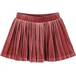 VidaXL Dětská plisovaná sukně, středně růžová, velikost 140