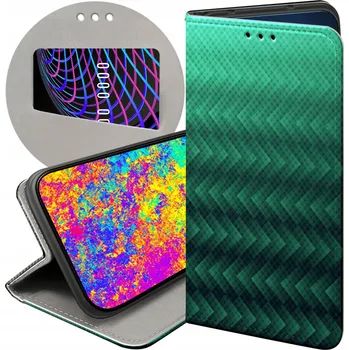 Pouzdro na mobilní telefon Flipové pouzdro Hello Case pro Xiaomi Redmi 13C 5G zelené