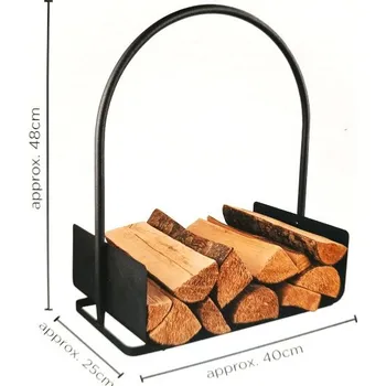 LIVARNO Koš na palivové dřevo 40 x 25 x 48 cm