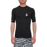 volcom Pánské koupací triko lido rashguard black