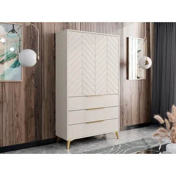 Komoda Mirjan_zondo Policová skříň Semprum 2D3SZ (písková béžová)