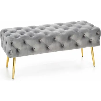 Zahradní lavice Halmar-PL Lavička Halmar Alesha (šedá + zlatá)