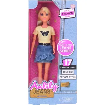 Panenka Panenka Lili v Džínové Sukni 30 cm