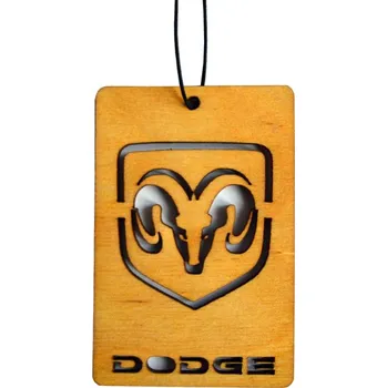 Vůně do auta Mácova Dílna Dřevěná vůně do auta - znak Dodge Vůně: Black Cherry