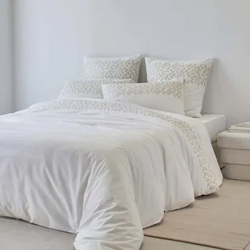 Povlečení Blancheporte Povlečení s výšivkou rostlin Colombine® Velikost: povlak na polštář 63x63 cm