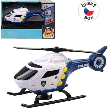 autíčko Vrtulník na baterie se světlem a zvukem 16,5 cm