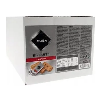 Rioba Karamelové křehké sušenky sušenky 200 ks 1.2kg