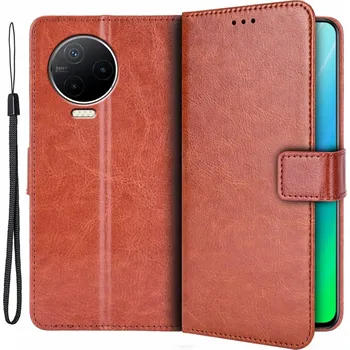 Pouzdro na mobilní telefon Flipové pouzdro XGSM pro Infinix NOTE 12 2023 hnědé