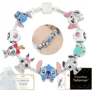Náramek Náramek s přívěsky Lilo a Stitch 17 cm