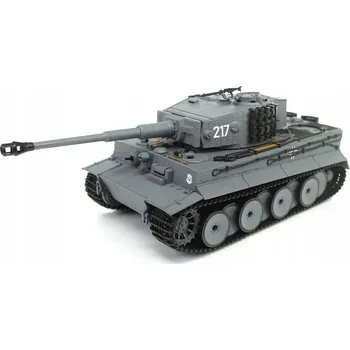 RC model tanku RC Tank na dálkové ovládání IR/zvuk 1:24 German Tiger 1 2.4Ghz - Heng Long (3841-11-M)
