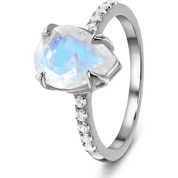 Prsten Emporial stříbrný prsten GU-DR23096R-SILVER-MOONSTONE-TOPAZ Velikost: 9 (EU: 59-60)